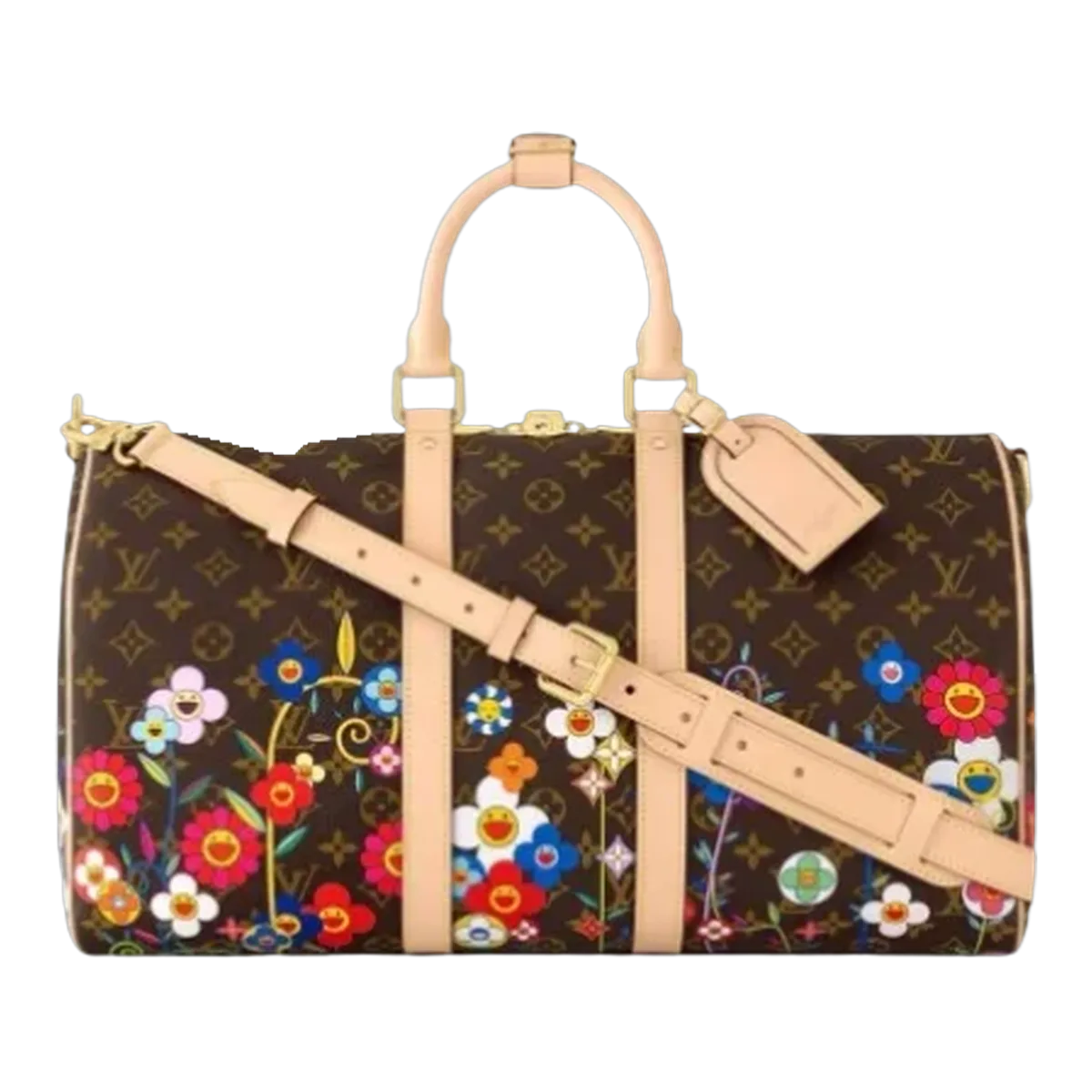 Louis Vuitton Floral Monogram Duffle Bag
