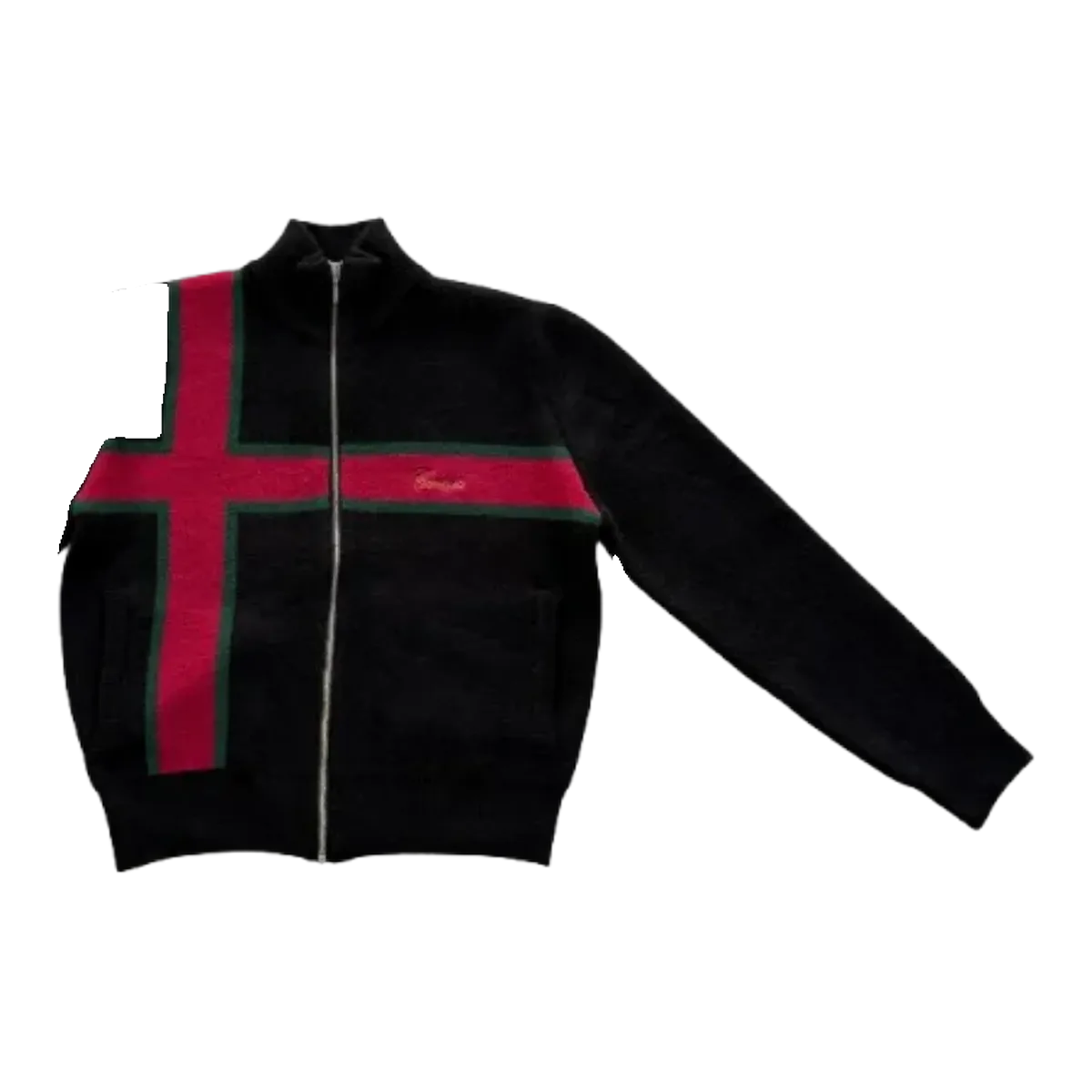 Corteiz Cross Track Jacket Black
