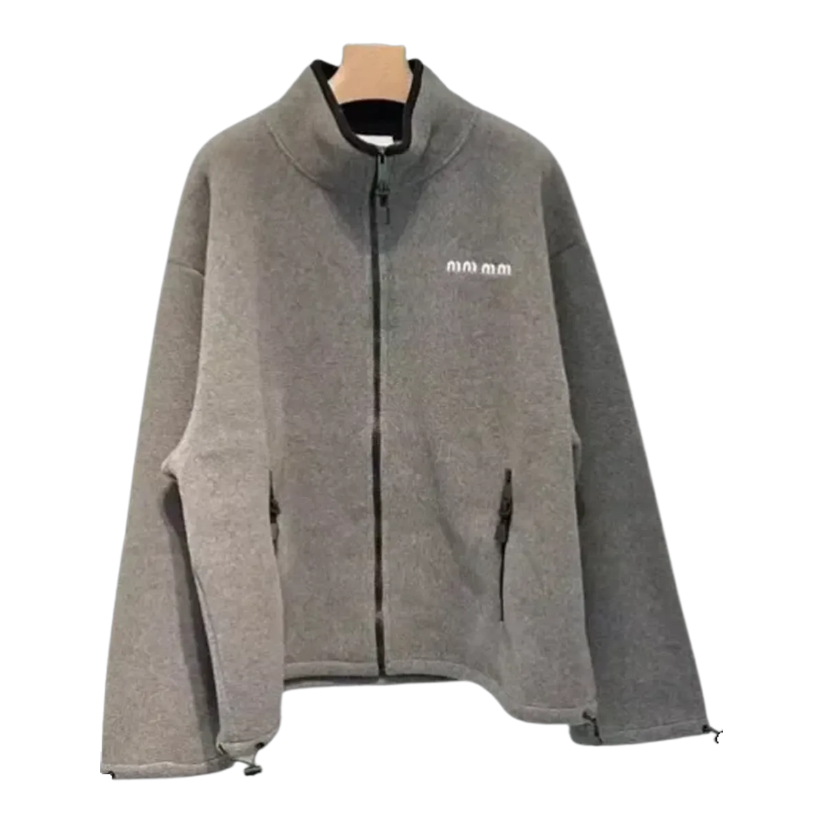 Miu Miu Grey Fleece Jacket