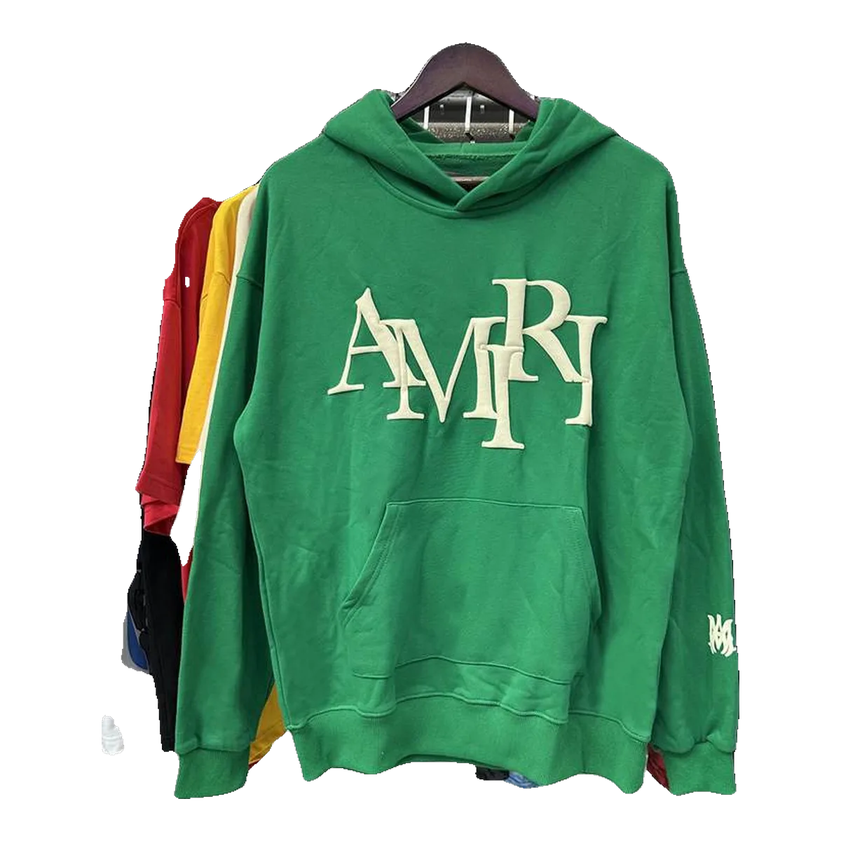 Amiri Logo Hoodie Green