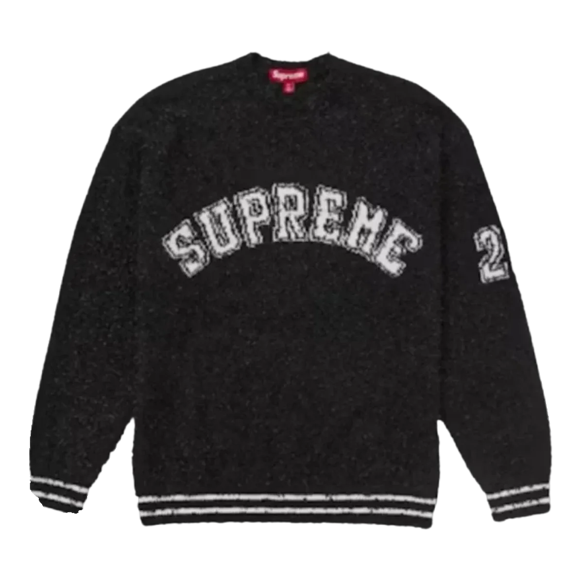 Supreme Furry Knit Sweater Black