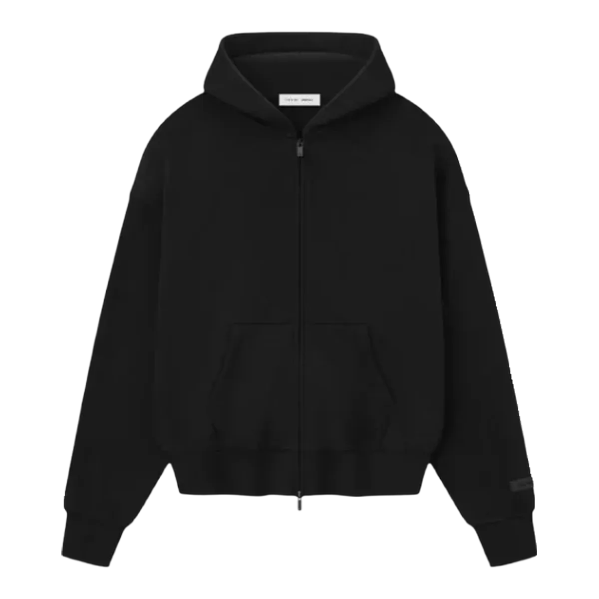 Fear of God Essentials Zip Hoodie Black