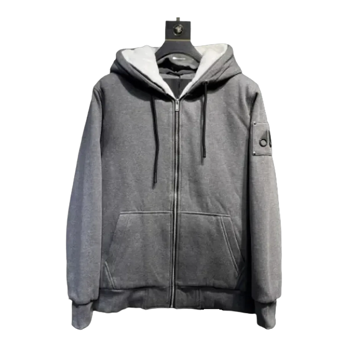 Moose Knuckles Zip Jacket Grey