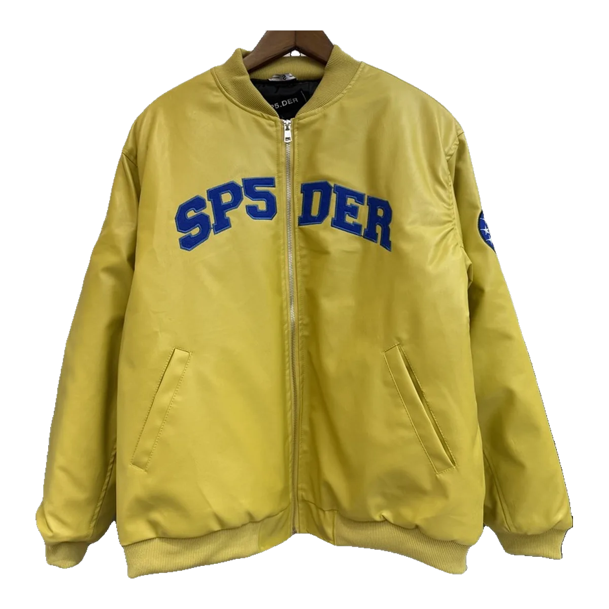 Sp5der Bomber Jacket Yellow