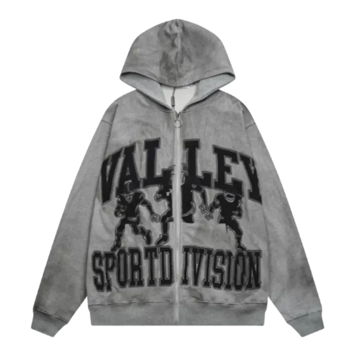 Vale Forever Zip-Up Hoodie Grey
