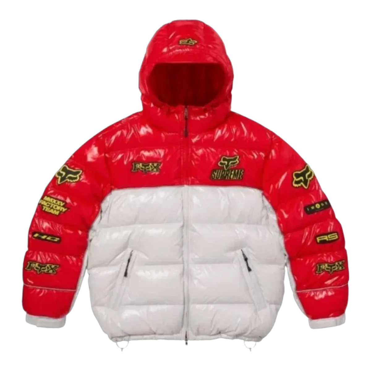 Supreme Fox Puffer Jacket Red