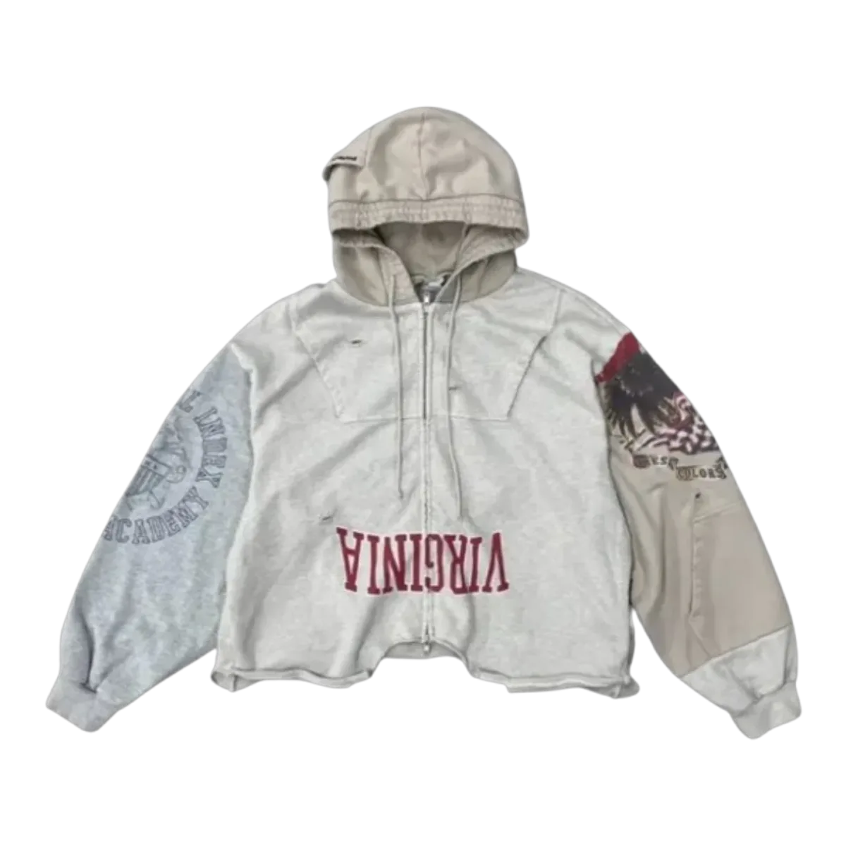 Project GR Grey Protocol Zip Hoodie