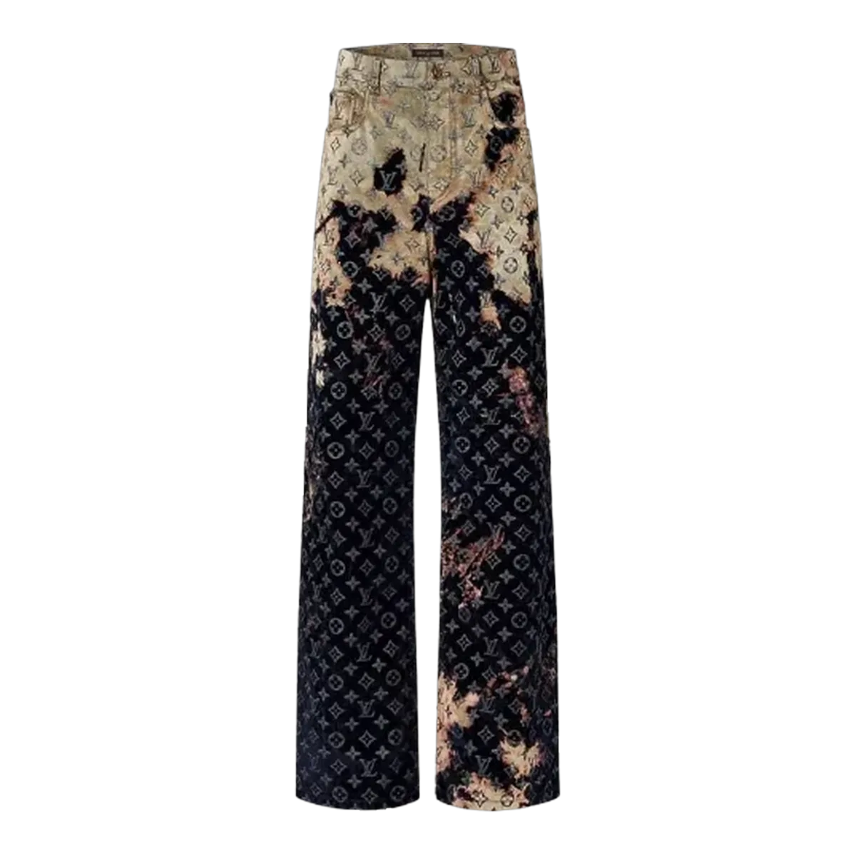 Louis Vuitton Floral Pants Navy