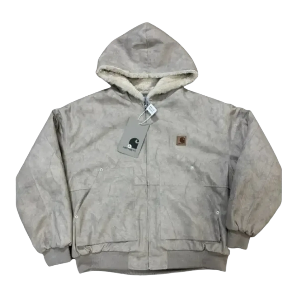 Carhartt Faux Fur Jacket Grey