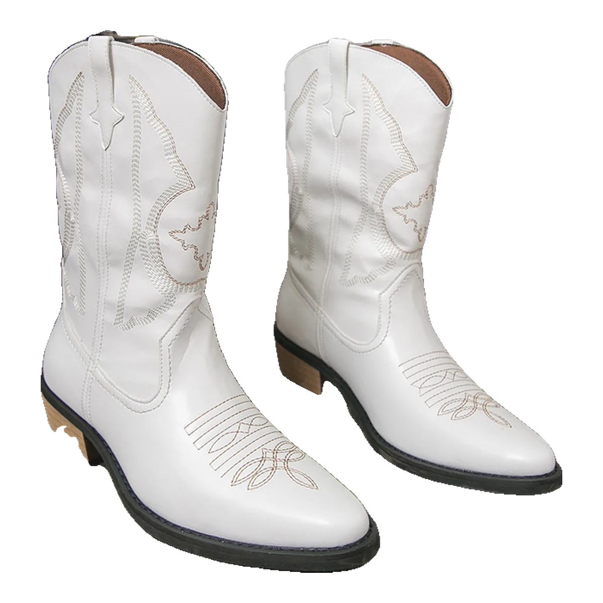 Palace Cowboy Boots White