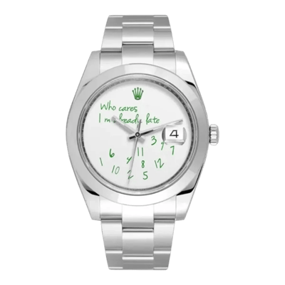 Rolex Watch Silver