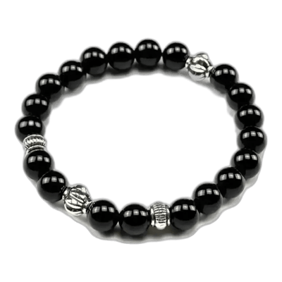 Chrome Hearts Beaded Bracelet Black