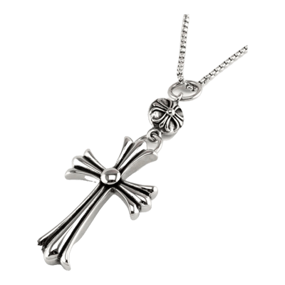 Chrome Hearts Cross Necklace Silver