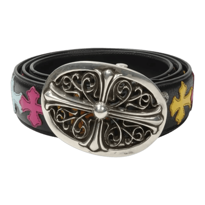 Chrome Hearts Silver Cross Belt