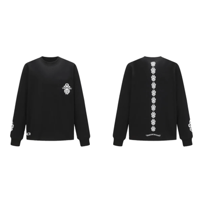 Chrome Hearts Black Sweatshirt Cross
