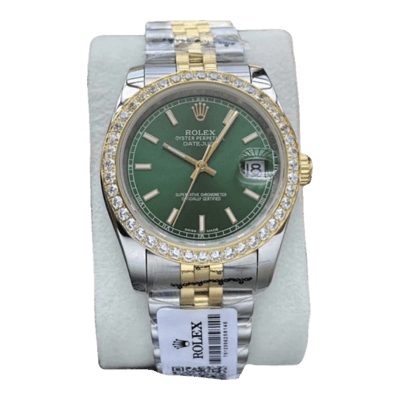 Rolex Watch Green Dial
