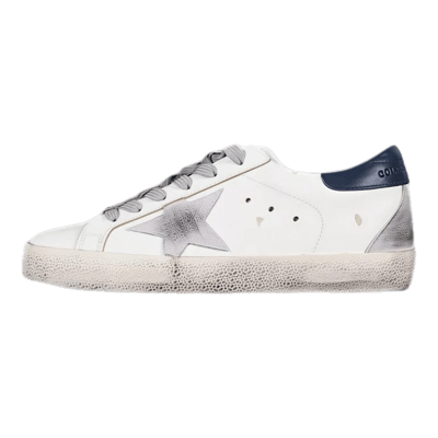 Golden Goose White Navy Sneakers rep