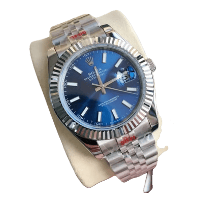 Rolex Watch Blue Dial