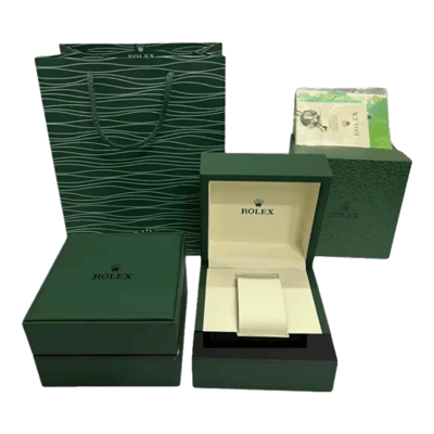 Rolex Watch Green Box Set