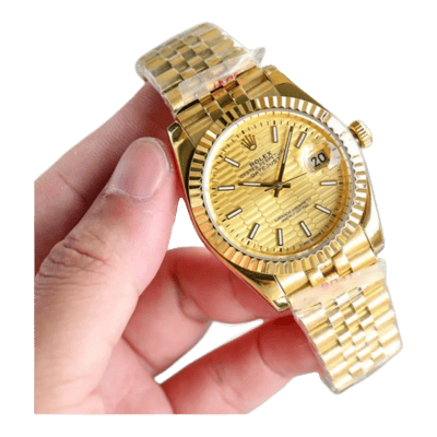 Rolex Watch Gold Dial