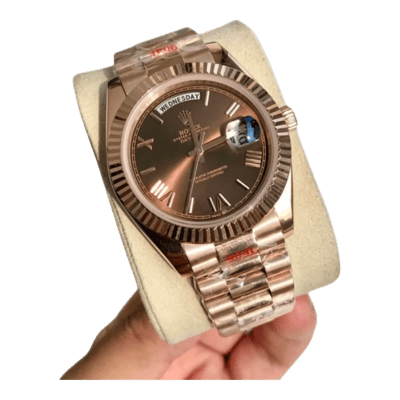 Rolex Watch Brown Dial