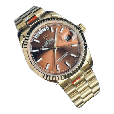 Rolex Watch Brown Dial