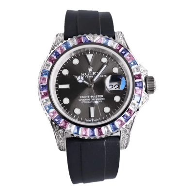 Rolex Gem-Set Bezel Watch