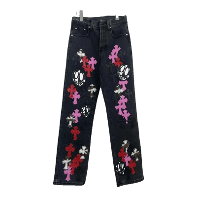 Chrome Hearts Black Cross Pants