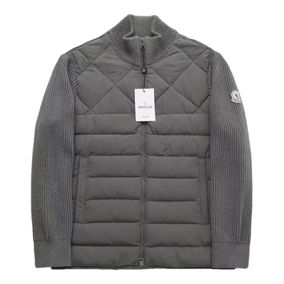 Moncler Grey Down Jacket rep