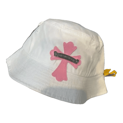 Chrome Hearts Cross Bucket Hat White