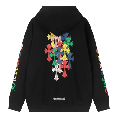 Chrome Hearts Cross Flower Hoodie Black