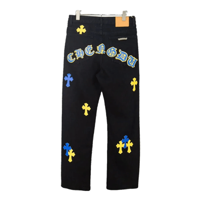 Chrome Hearts Cross Jeans Black