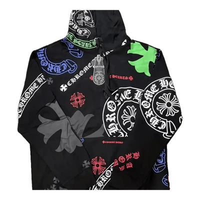 Chrome Hearts Black Cross Hoodie