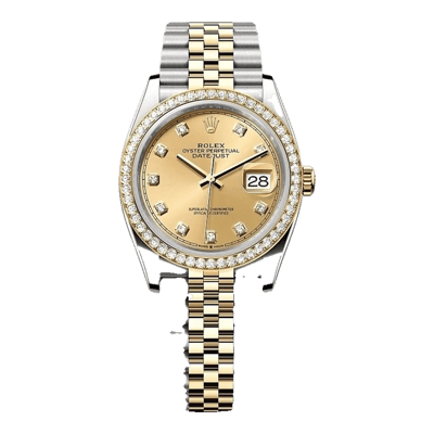 Rolex Datejust Watch Two-Tone Gold