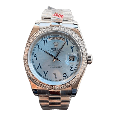 Rolex Day-Date Watch Ice Blue