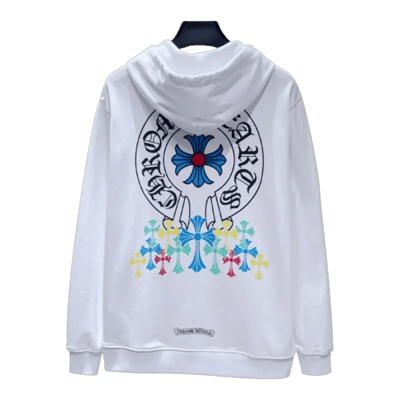 Chrome Hearts White Cross Hoodie