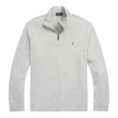 Ralph Lauren Quarter Zip Sweater Grey rep