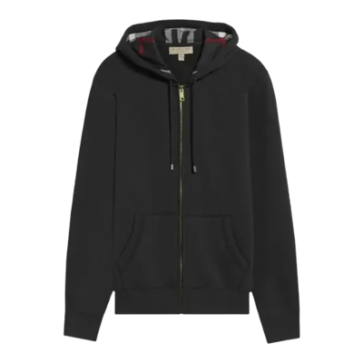 Burberry Black Zip-Up Hoodie rep