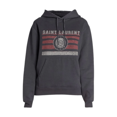 Saint Laurent Hoodie Grey rep