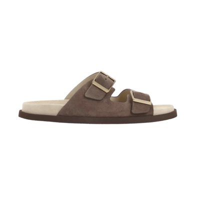 Brunello Cucinelli Suede Sandals Brown rep