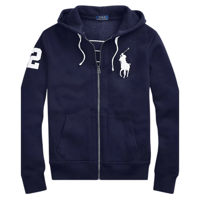 Ralph Lauren Big Pony Zip Hoodie Navy rep