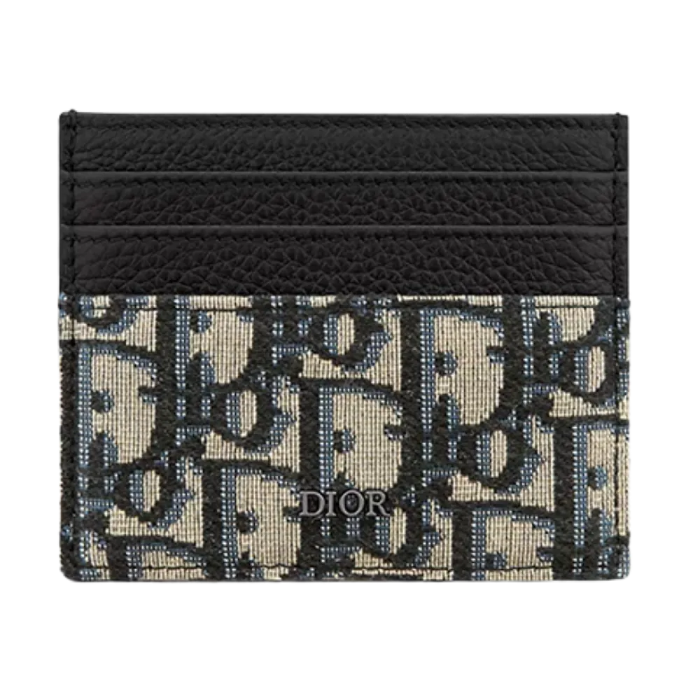 Dior Oblique Wallet Navy