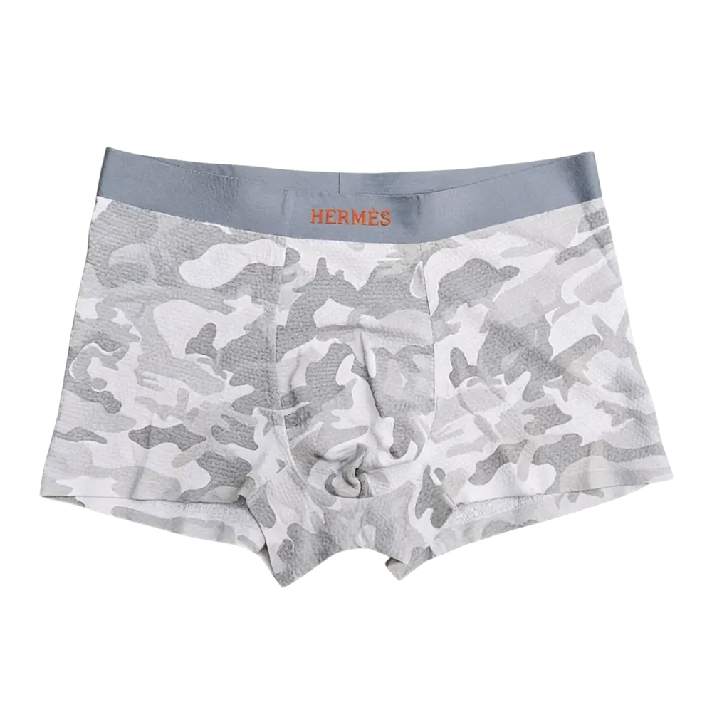 Hermes Camo Boxers White