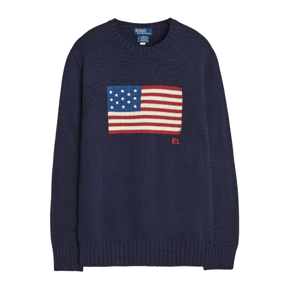 Ralph Lauren Flag Sweatshirt Navy