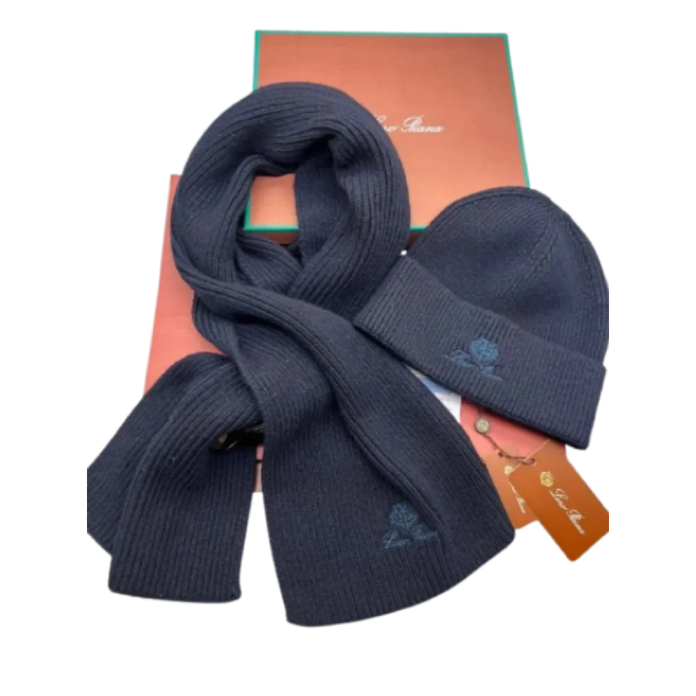 Loro Piana Beanie Navy