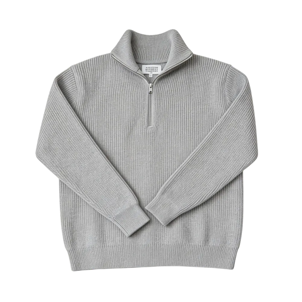 Maison Margiela Quarter Zip Grey