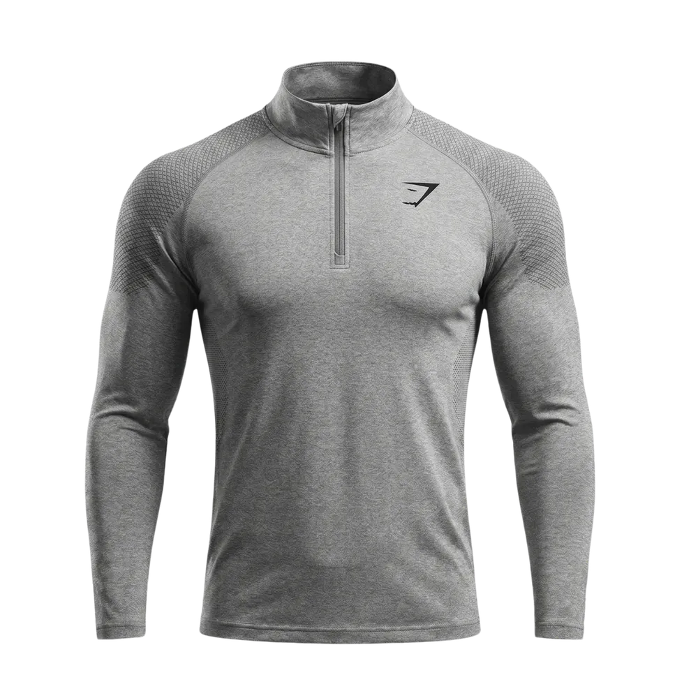 Gymshark Quarter Zip Grey