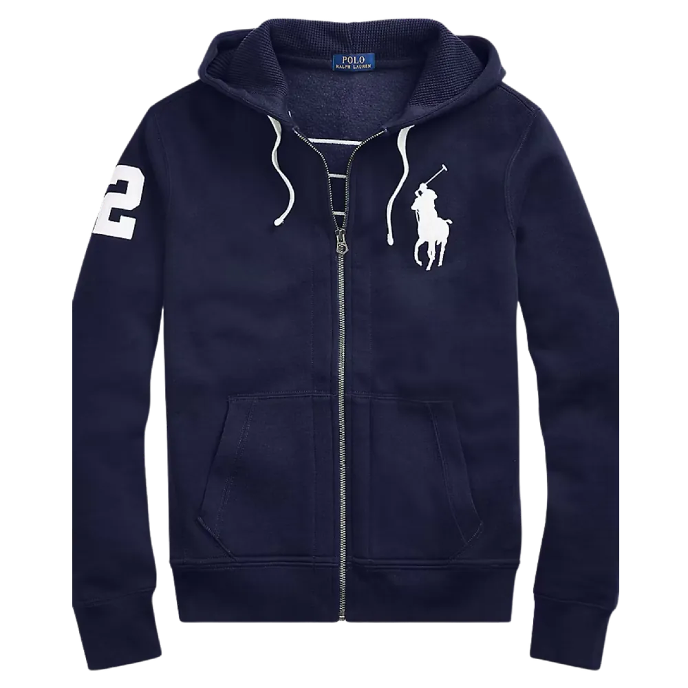 Ralph Lauren Big Pony Zip Hoodie Navy
